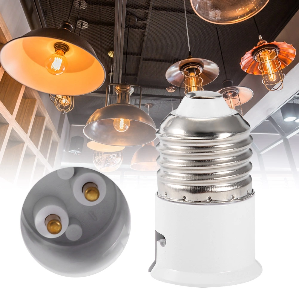 Household E27 to B22 Light Bulb Socket Adapter Converter Base Conversion Socket