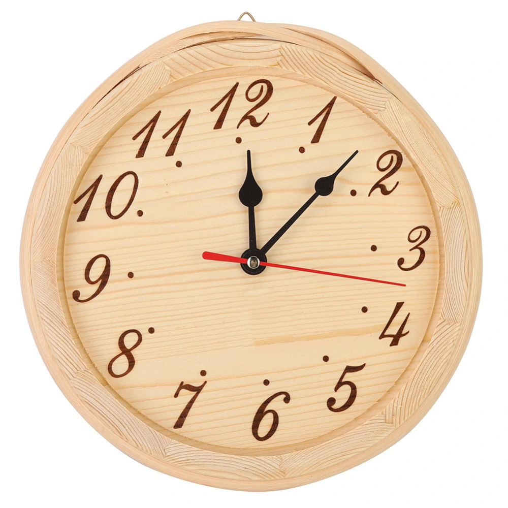 Number Type Sauna Clock Decoration Ornament for Sauna Room Home Bedroom Use