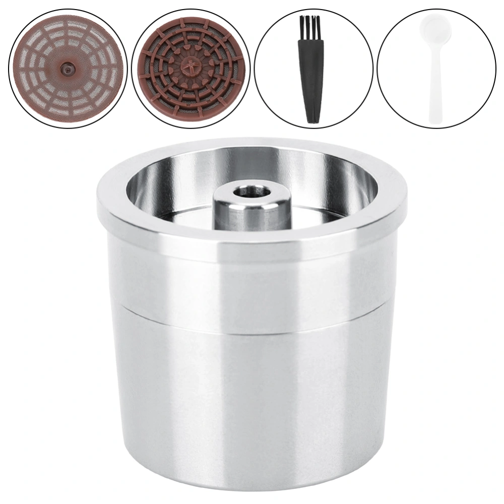 Stainless Steel Coffee Filter Filled Coffee Maker Reusable Capsule Shell Recycled Filter