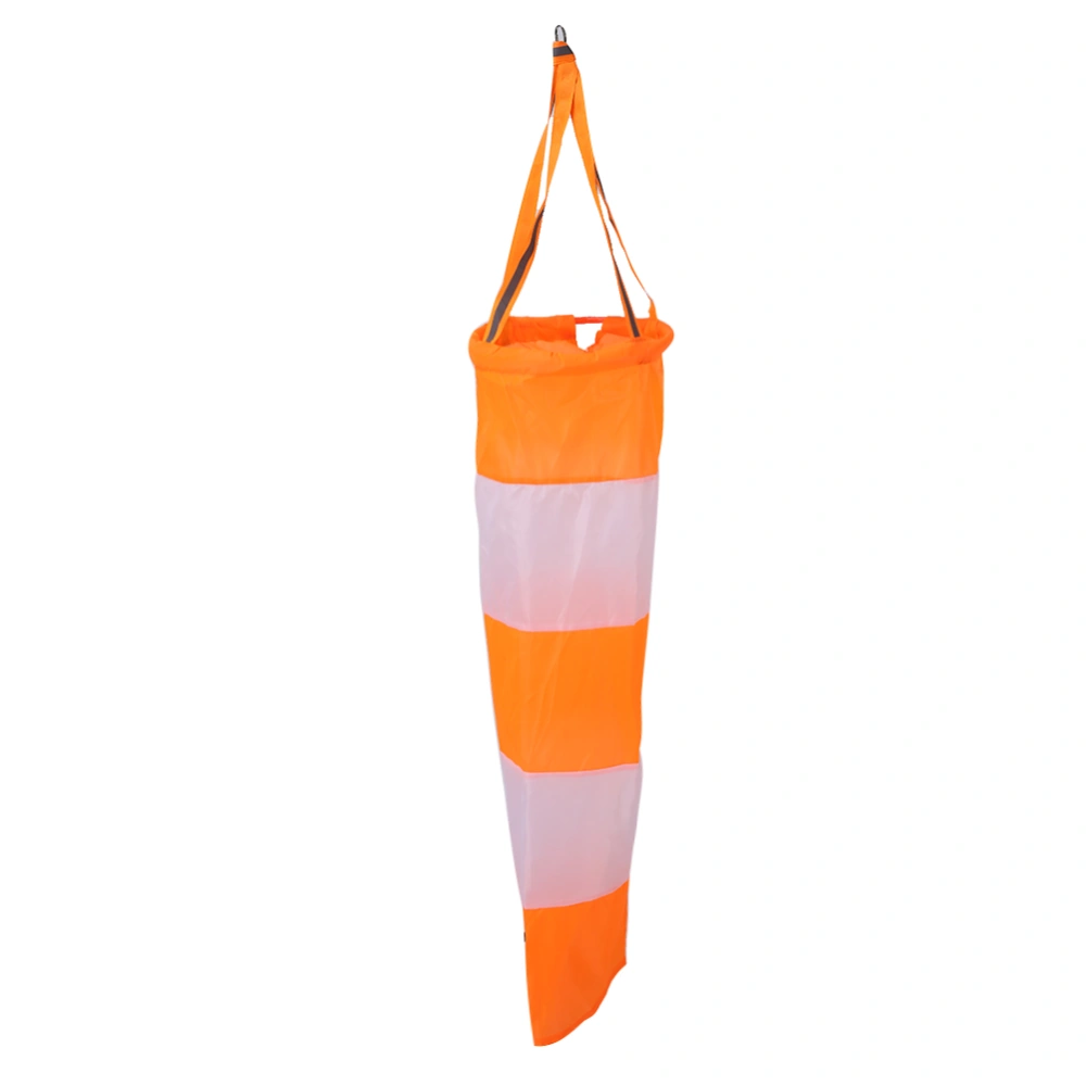 Nylon Airport Windsock Rip stop Outdoor Wind Measurement Sock Bag with Reflective Belt (0.8m)