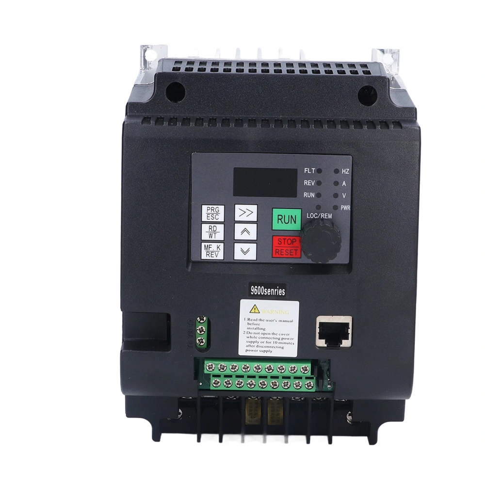 NFLIXIN Frequency Converter Single Phase to 3 Phase 4KW Motor Vector Inverter 9600D‑1T3‑00400G