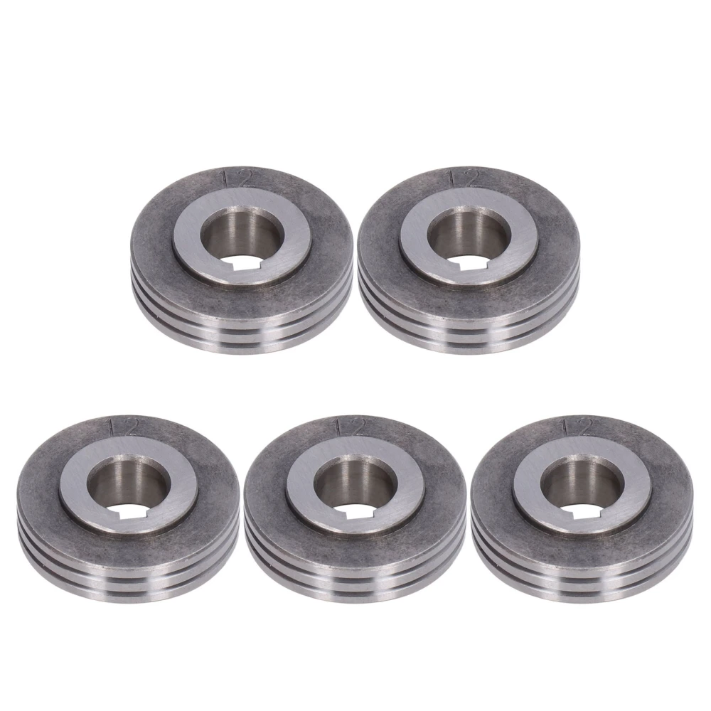 5Pcs Welder Wire Feed Roller 1.2‑1.2mm Groove Feeding Guide Wheel for OTC Welding Machine