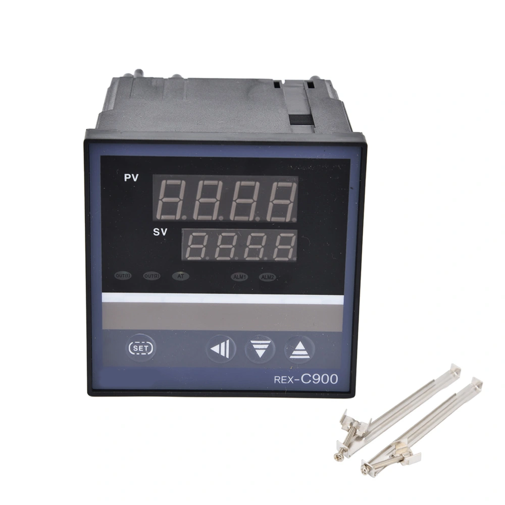 Temperature Controller Intelligent Digital PID Thermostat Meter K Type Thermocouple AC220V