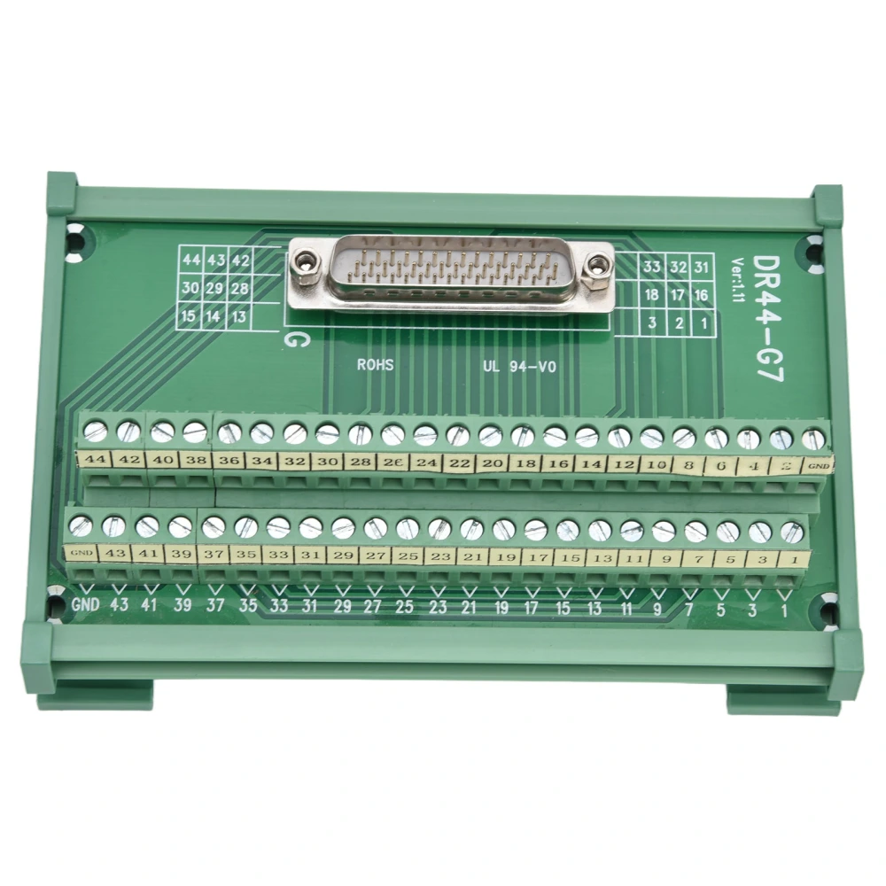 DR44‑G7 Transfer Terminal Block Male Terminal PCB Module Male Terminal Board DC 60V