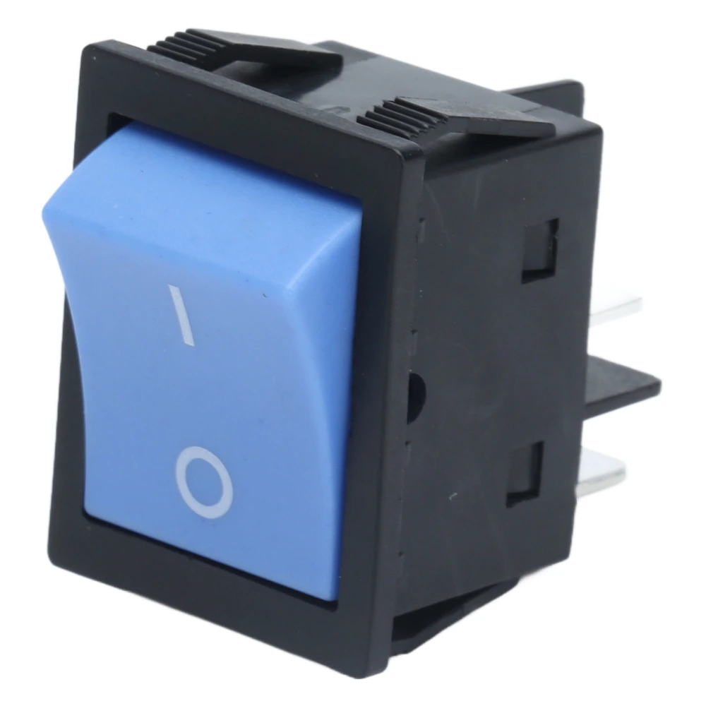 Rocker Switches 4Pins Blue ABS Material Good Conductivity Improve Work Efficiency Mini Switches 125/250VAC