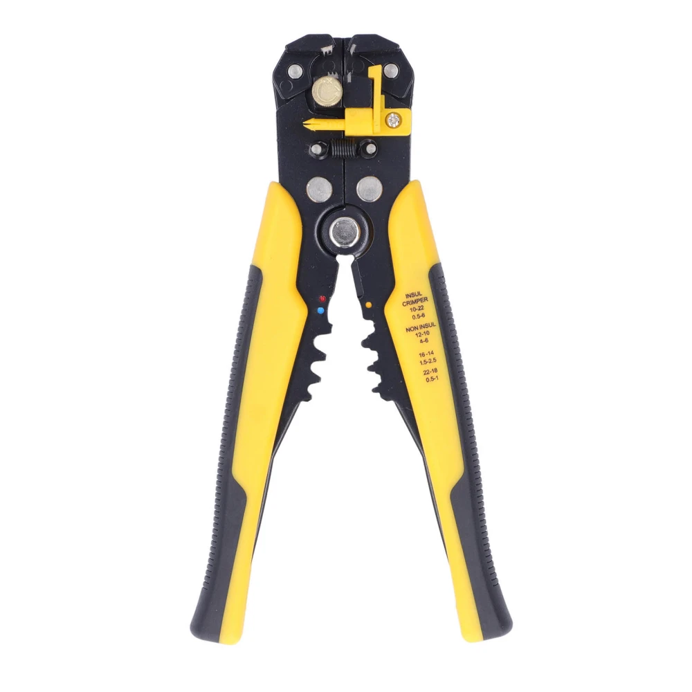 Automatic Wire Stripper Multifunctional Stripping Pliers for Electrician Yellow Black Handle