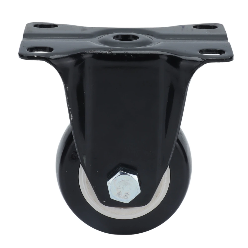 Rigid Casters Stainless Steel Polyester Heavy Duty Fixed Wheel with Double Ball Bearings