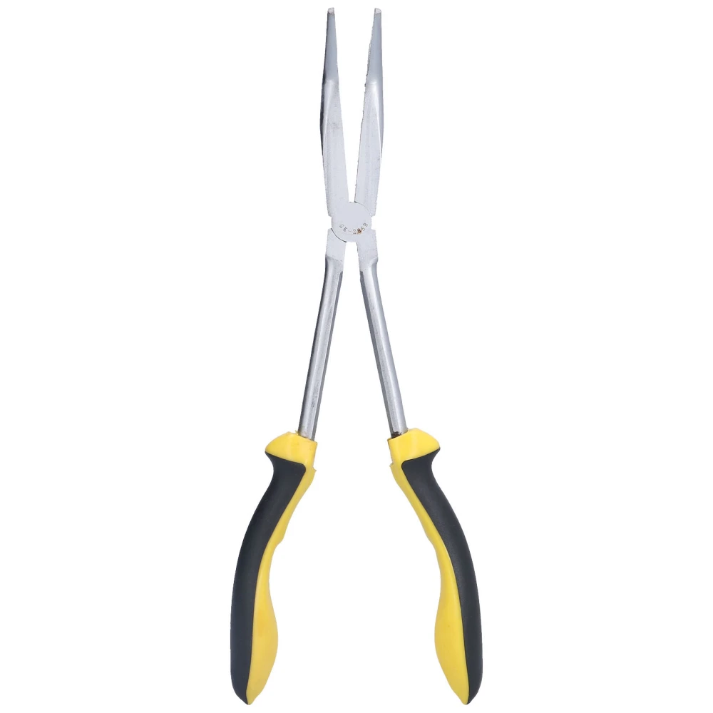 SK‑285B 11 Inch Extended Curved Nose Pliers 60 Degree Curved Long Nose Pliers for Manual Maintenance Work