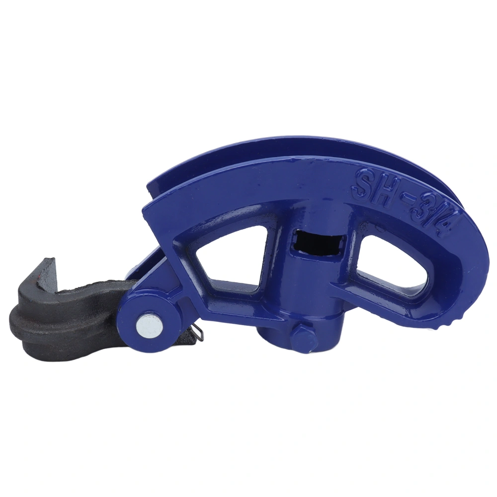 Pipe Bender 3/4in Manual Tubing Bending Tool Galvanized for 1/2in‑3/4in Conduit Blue