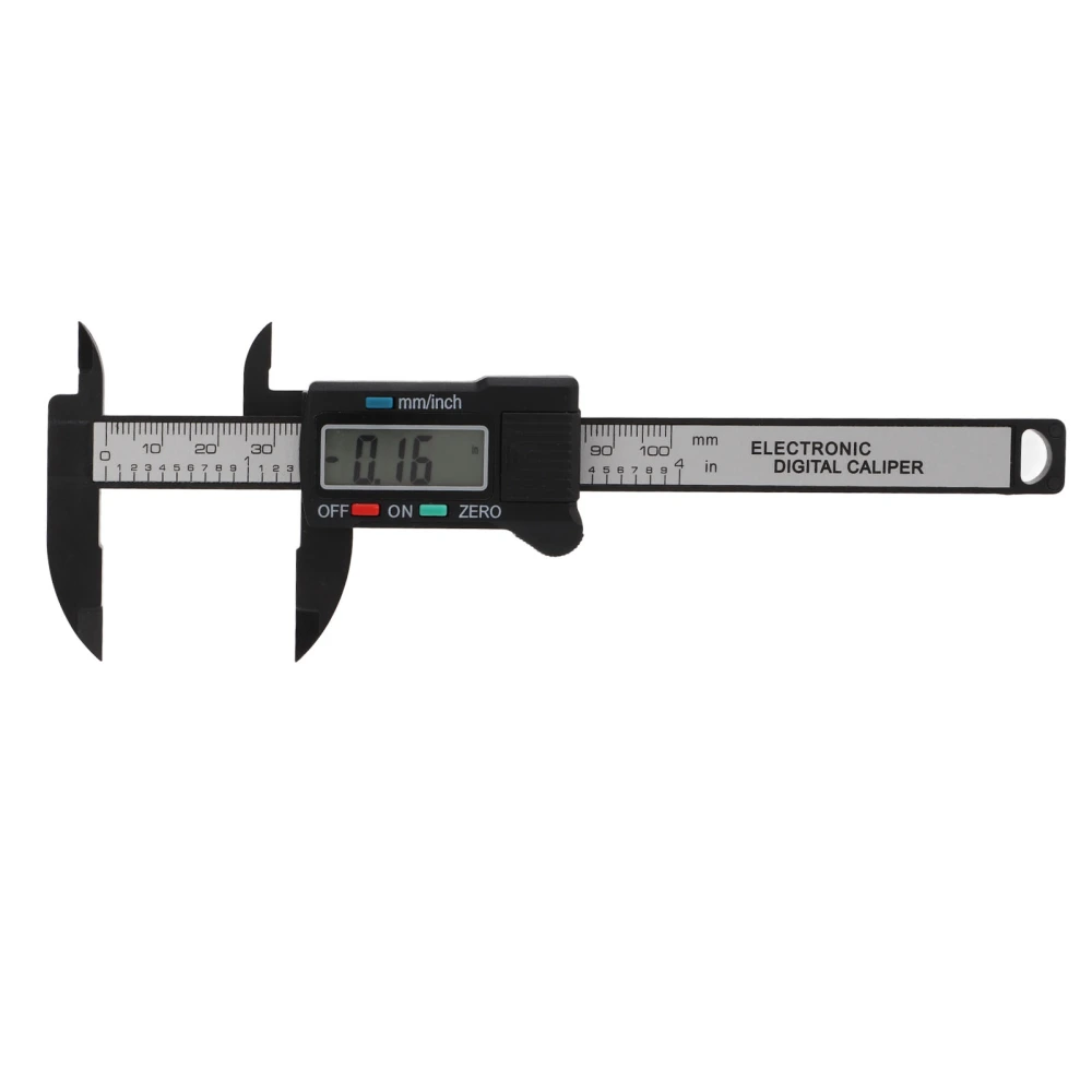 Digital Caliper Mini LED 0‑100mm Plastic Lightweight Portable Easy Convenient Durable Caliper Measuring Tool