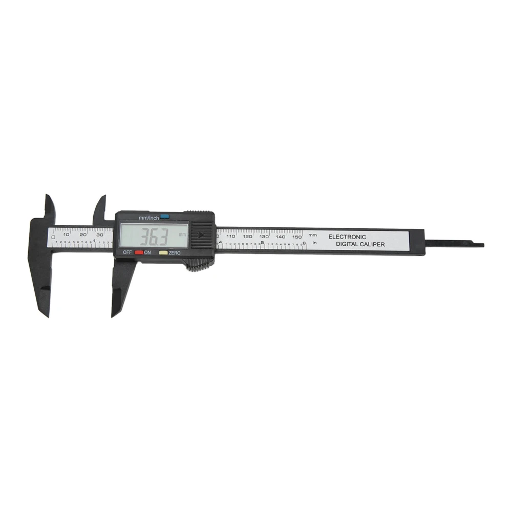 Electronic Digital Caliper 0‑150mm Carbon Fiber Composites Digital Caliper with LCD Screen