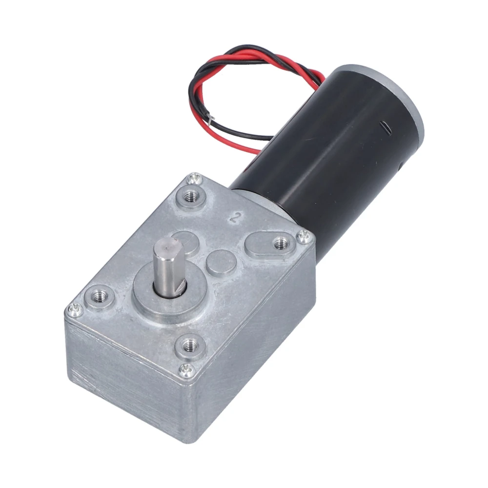 Worm Gear Reduction Motor Self Locking High Torsion Electric Gear Motor for Automated Instrument Curtain Machine 24V10rpm