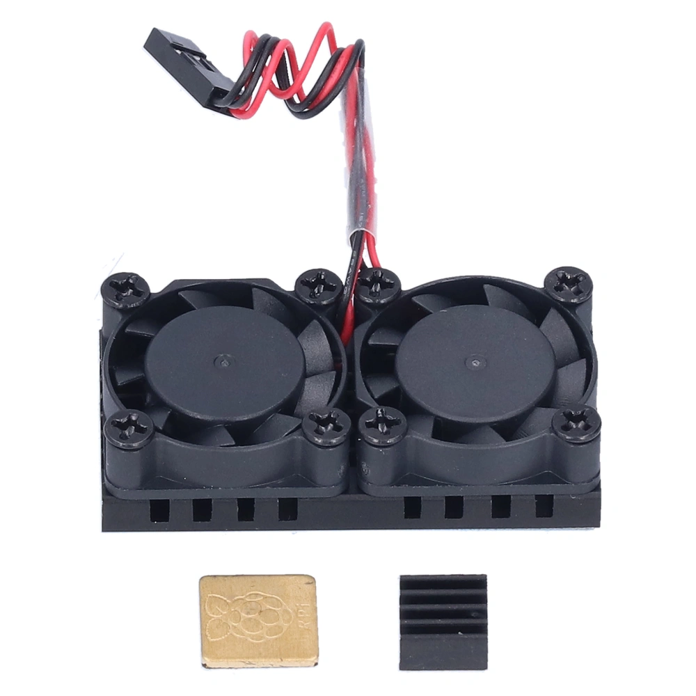 Cooling Fans for Raspberry Pi Heatsink Cooler Radiator ABS Low Noise for 3B 3B+ 4 4B