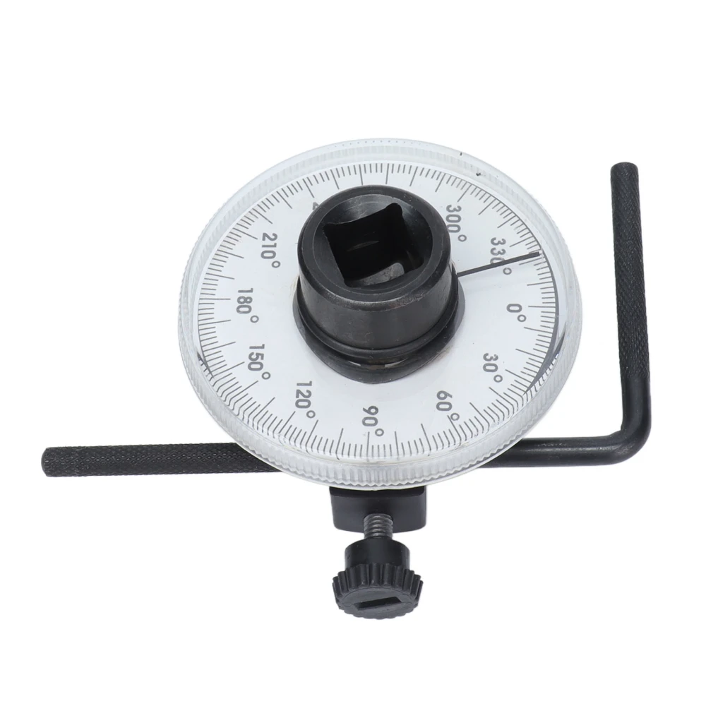 Drive Angle Gauge Torsion 360 Degree 1/2in Adjustable Meter Measuring Tool Set Kit