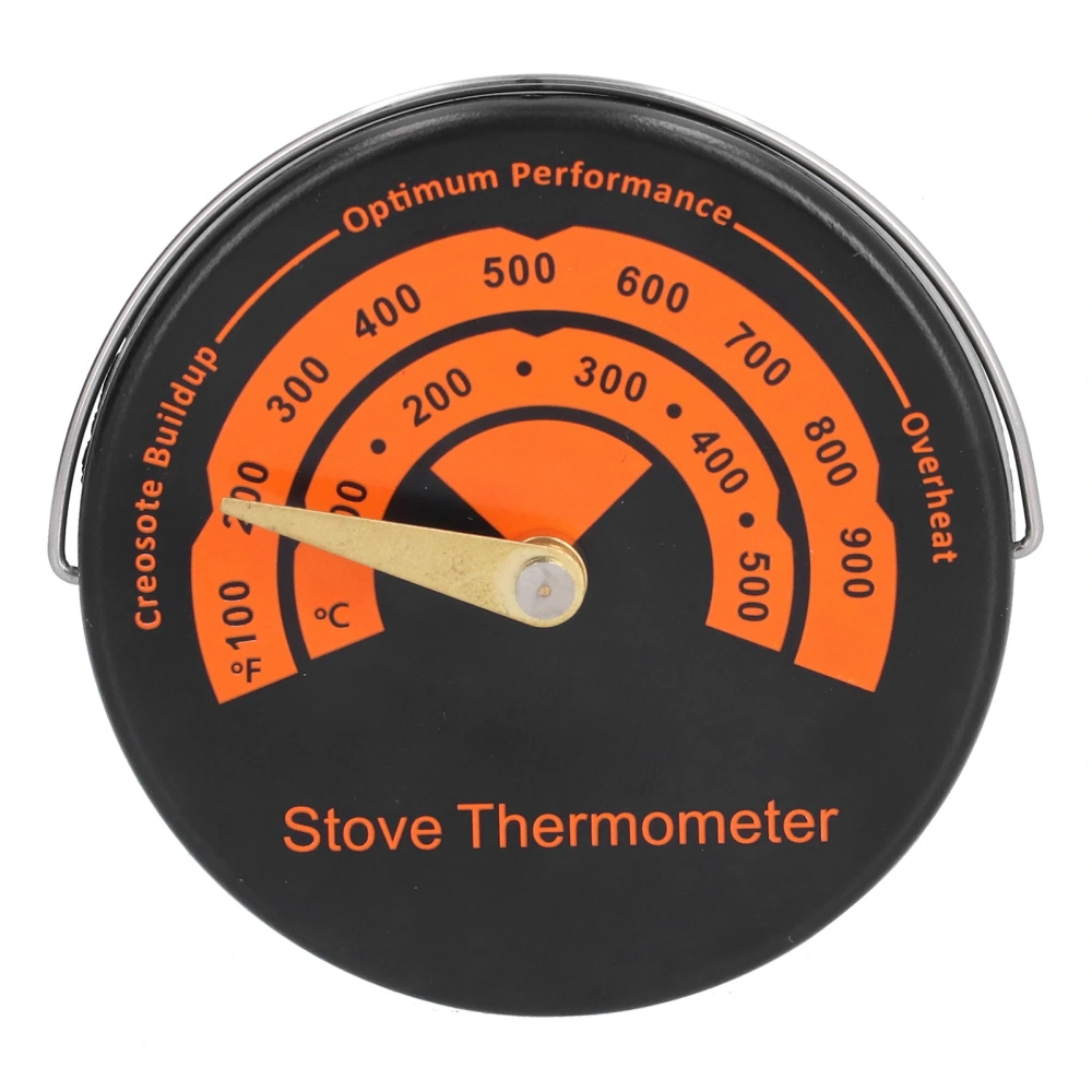 Stove Thermometer Magnetic Wood Burner Top Oven Temperature Gauge Fireplace Accessories