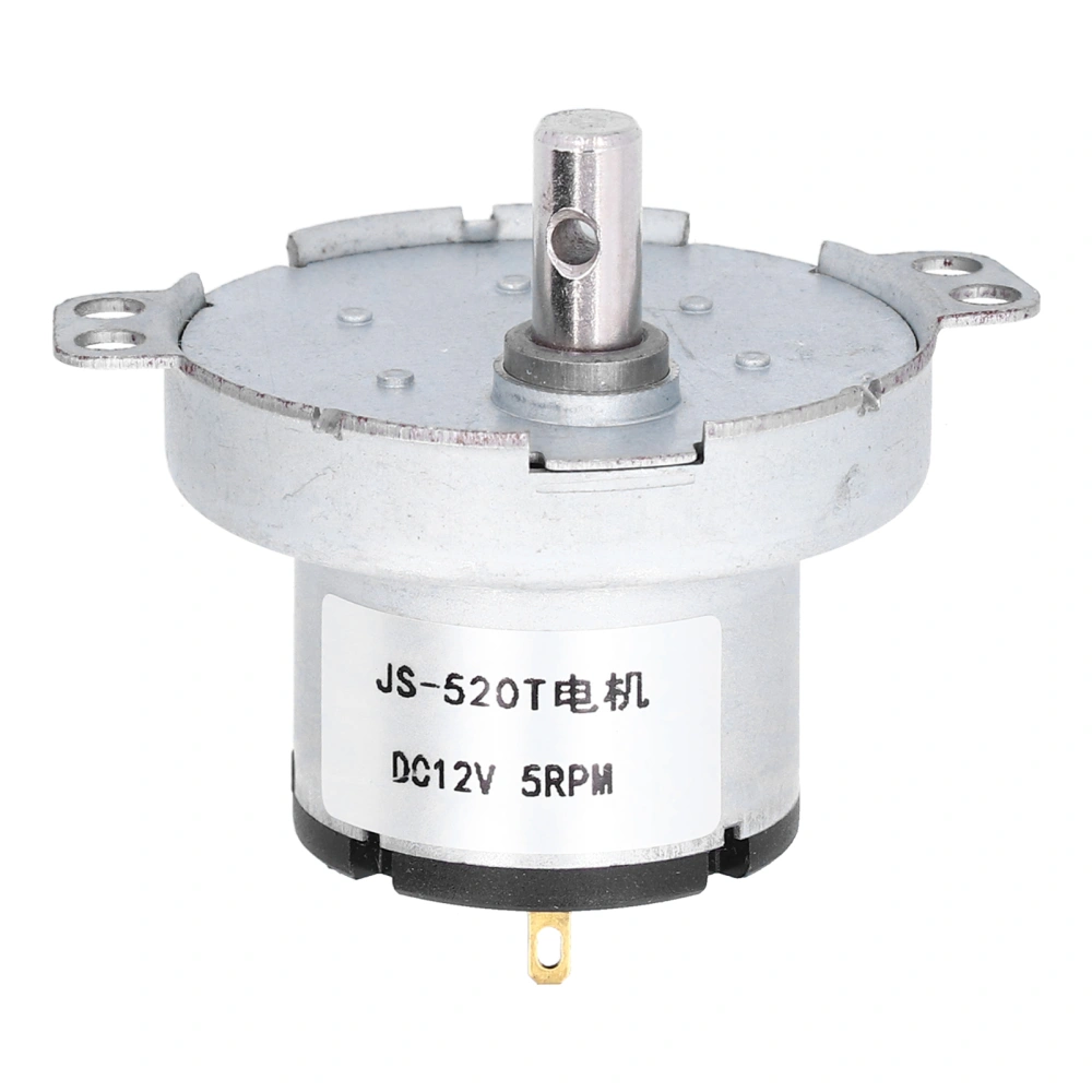 JS‑520T Synchronous Motor Durable DC 12V 5RPM Gear Motor for Electronic Products