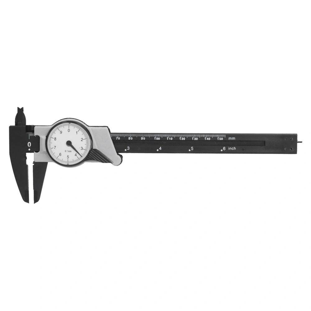 Dial Vernier Caliper ABS 0‑150mm Portable Metric Measuring Tool for Laboratory Home