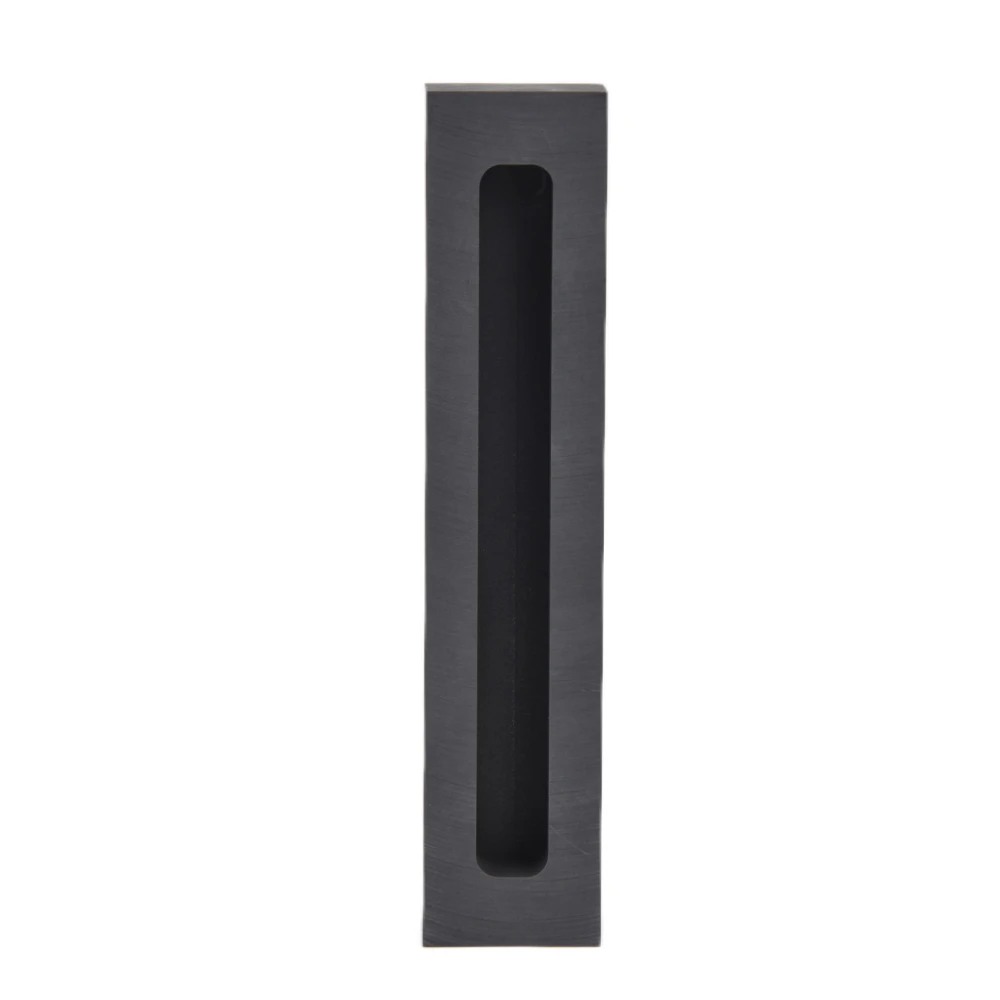 Graphite Mold Strip Shape Crucible Ingot Mould for Nonferrous Metal Melting Casting RefiningOutside 120x25x17mm Inner 100x10x10mm