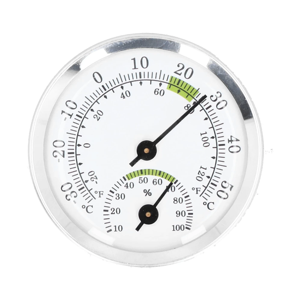 Dial Type Thermometer Hygrometer Mini Hygrometer for Humidors Greenhouse Garden Home Safe