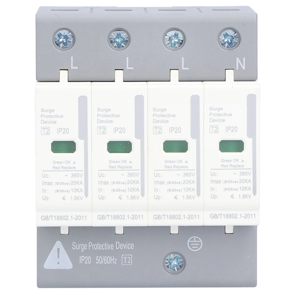 BERM House Surge Protector Lightnings Protection Module for Home Uses 4P20KA BEM‑LY20