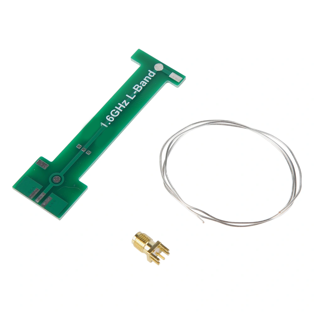 Helical Antenna 4 Arm for Aerospace Meteorology Positioning Relay Electronic Component 1.6GGreen