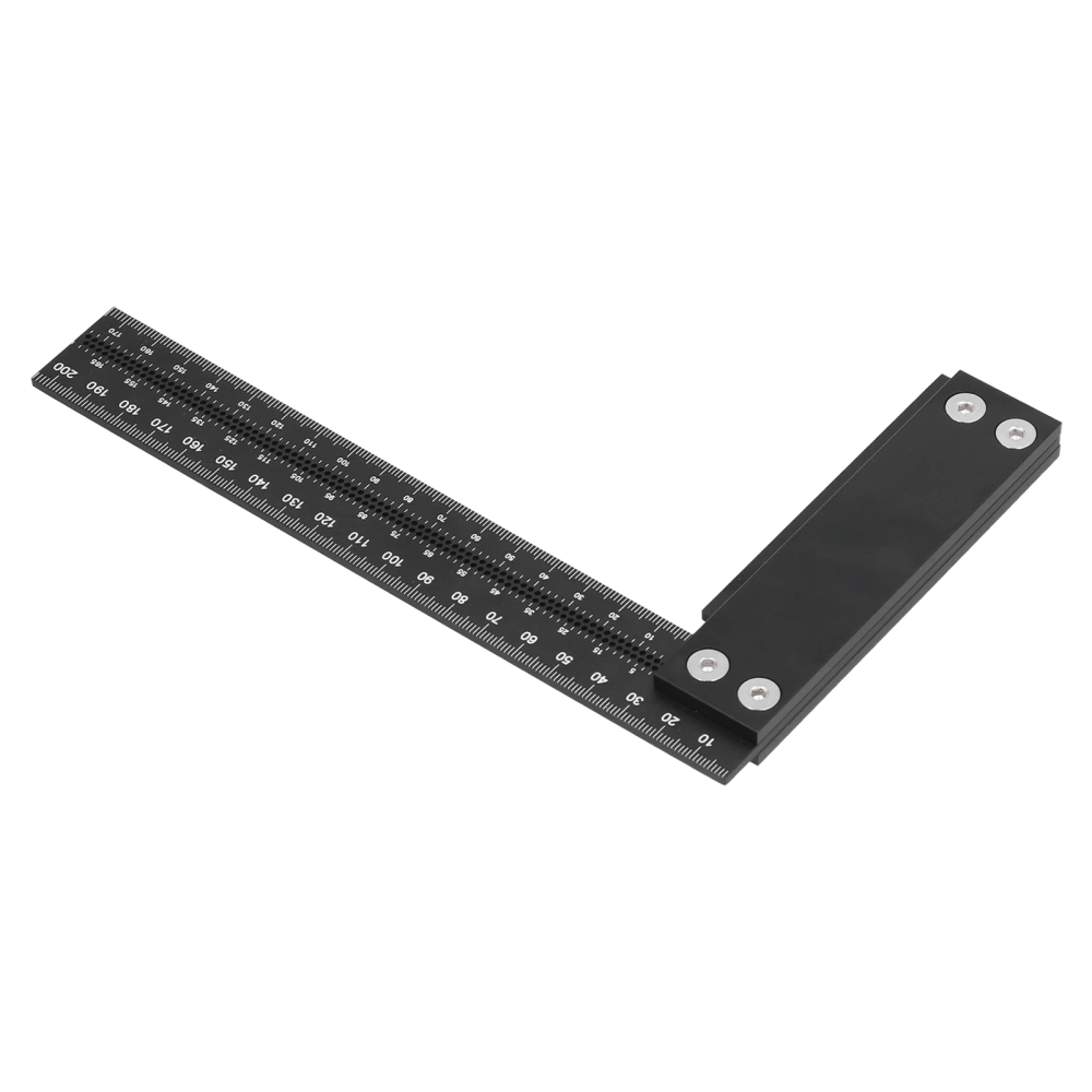 T Speed Measurements Ruler Woodworking Measuring Marking Scribing Tool Aluminum Alloy 0~200mm