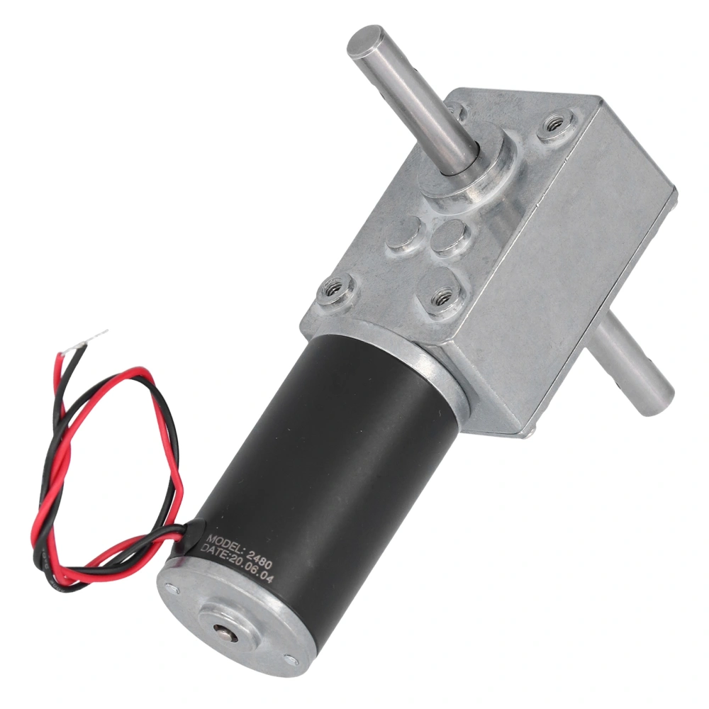 DC Motor Metal Shell Stainless Steel Output Shaft Low Friction Power Consumption Electric EngineDC12V 160RPM