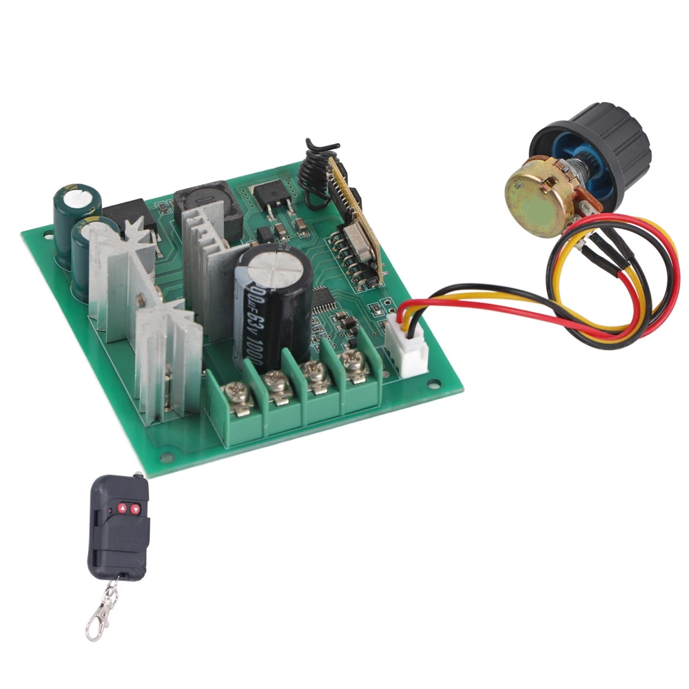 DC Motor Governor Wireless Remote Control Digital Display Stepless Speed Switch Controller