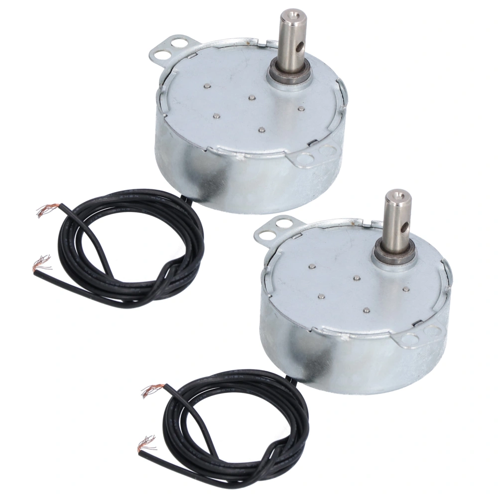 2Pcs Synchronous Motor Mini 15‑18R/MIN CW CCW Rotation Accessory Set 4W AC220‑240V 50TYC