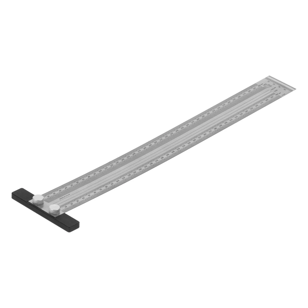 Scribing Line Ruler HighAccuracy Stainless Steel for Woodworking Marking Measuring 400mm