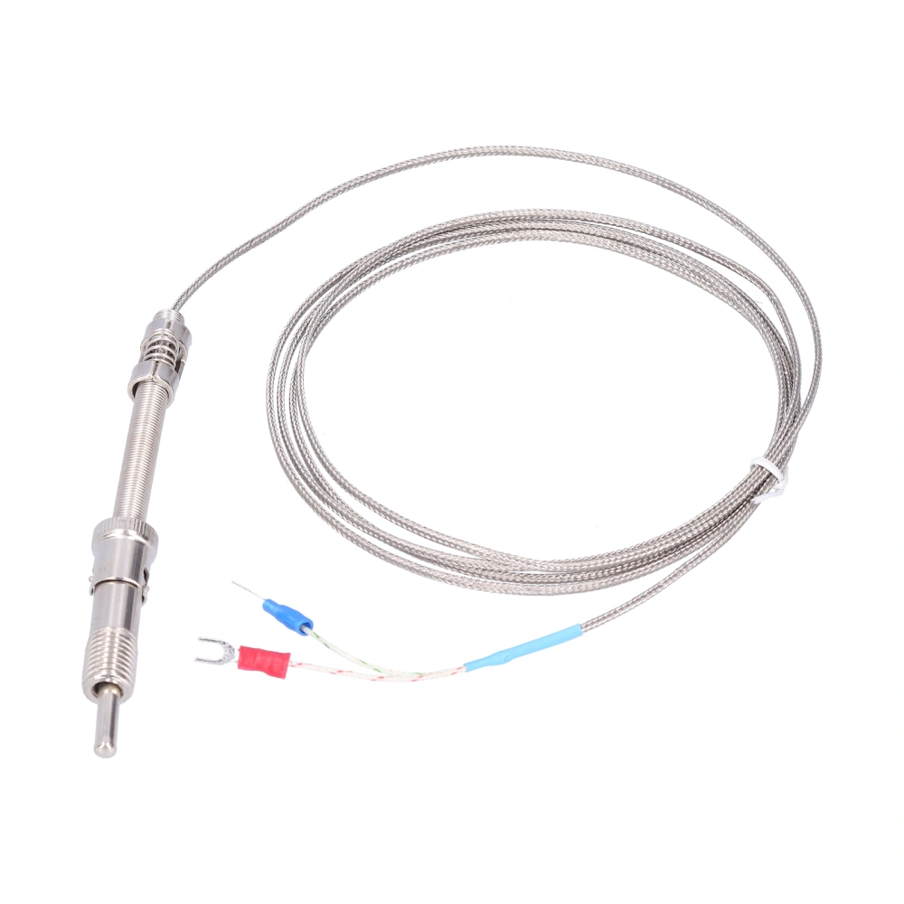 KType Compression Spring Thermocouple Stainless Steel Easy Connect Durable Temperature Sensor for Temperature Measurement