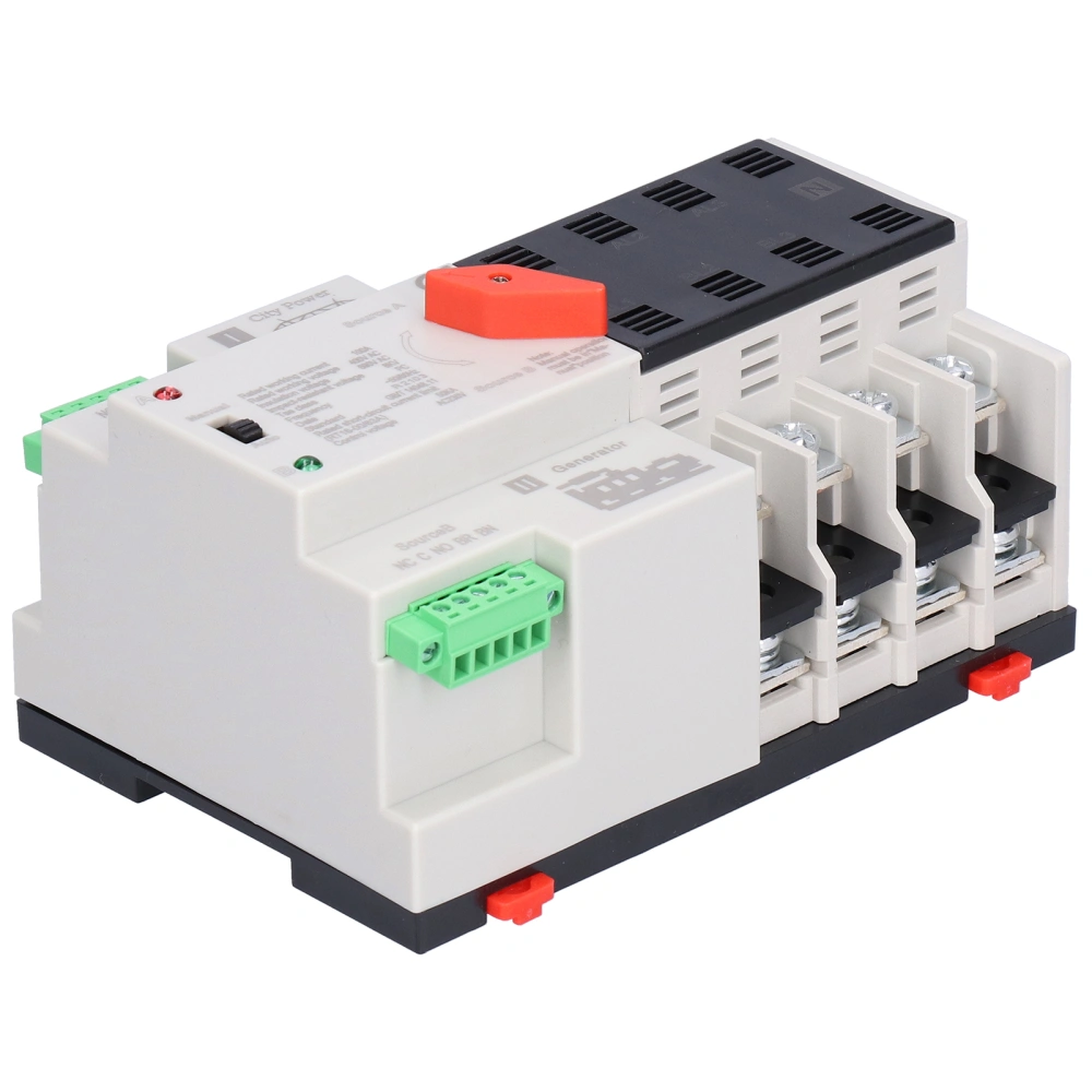 Automatic Transfer Switch 2‑Power Uninterruptible 4P 100A PC Isolation Type ATS 400V AC