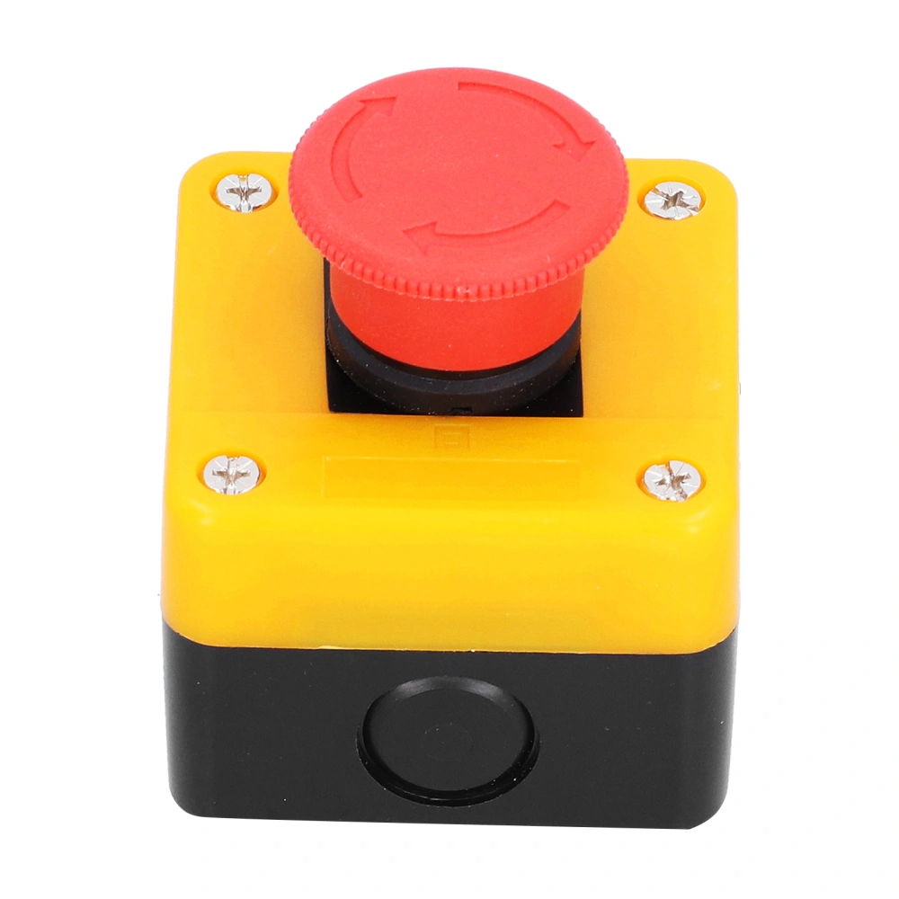 Emergency Stop Button 10A Waterproof 1NO 1NC Red Mushroom Elevator Emergency Push Button Switch