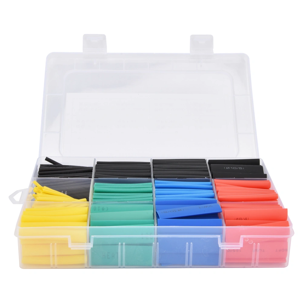 Heat Shrink Tubing Insulation Protection Shrinkable Kit Combination Set Colorful530pcs