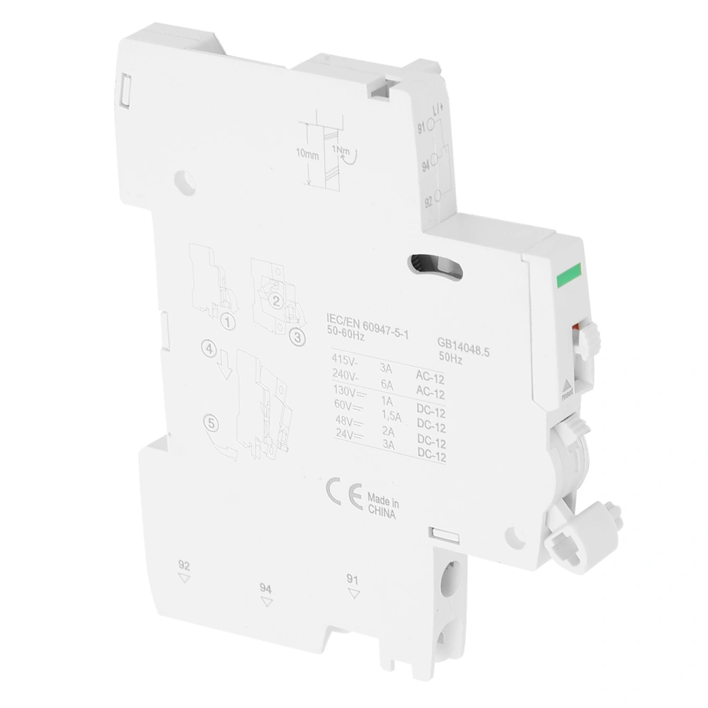 Circuit Breaker Alarm Contact Fit for Schneider IC65 AC240V/AC415V/DC130V/DC60V/DC48V/DC24V