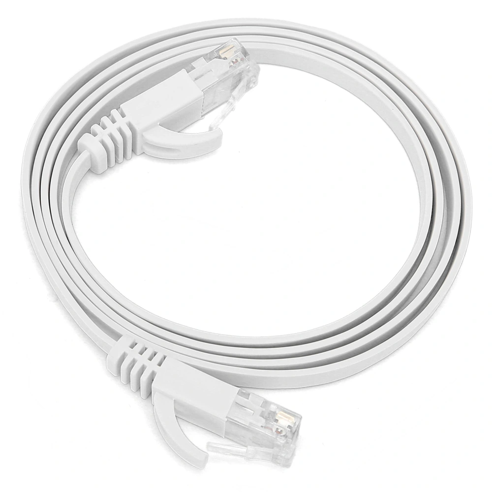 Ethernet Cable CAT6 Gigabit 8‑Core Twisted Pair Network Jumper Flat Copper Wire Supplies1 Meter