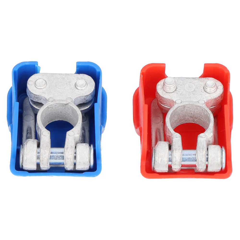 2Pcs Battery Quick Release Connectors Brass Terminal Clamps with Cover Replacement for Car