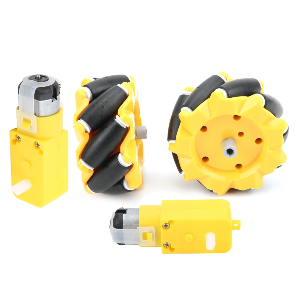 Mecanum Wheel for TT Geared Motor Smart Robot Car Parts Accessories DIY Toy Components 80mm