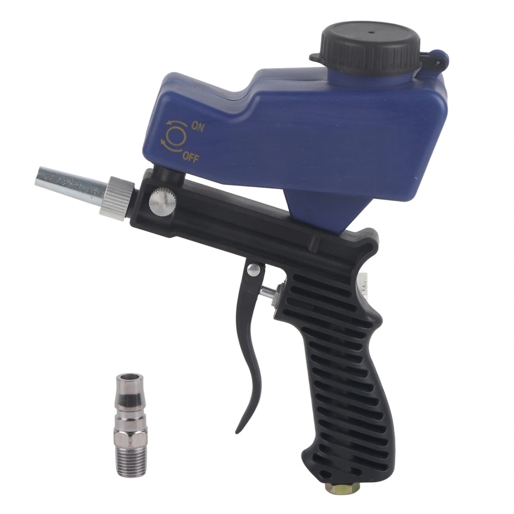 Gravity Feed Sandblasting Gun Air Sand Blaster Spray Handheld Tool 70‑150 PSI 6000RPM