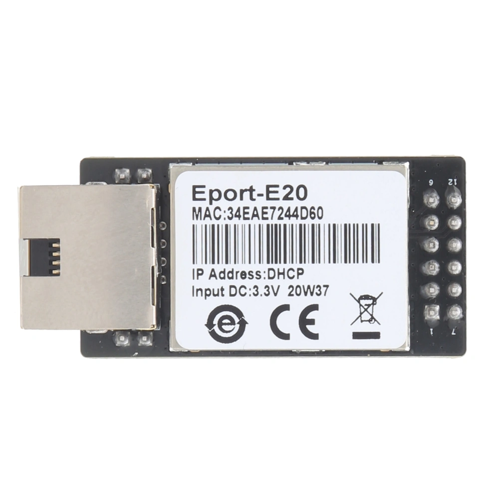 Serial to Ethernet Module Plastic RJ45 to TTL Networking Device HF-E20 for FreeRTOS