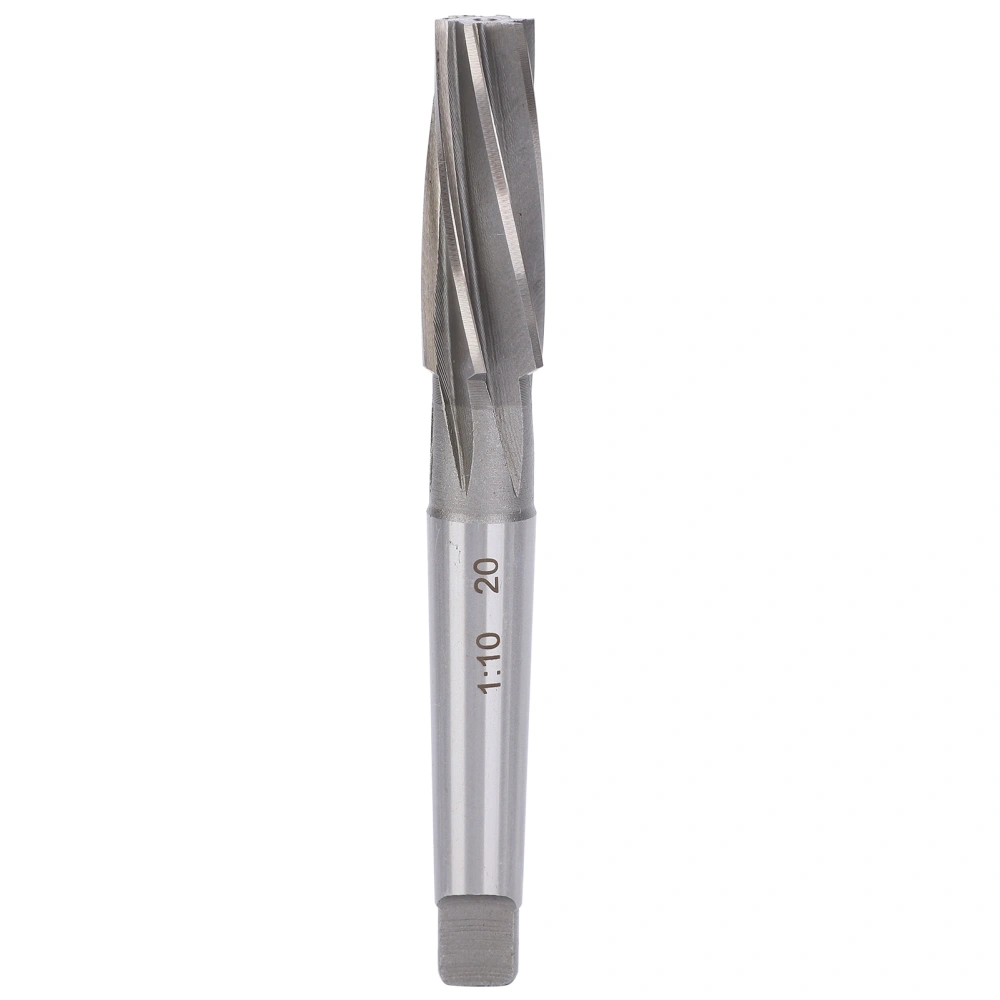 1:10 Taper Shank Spiral Reamer 17x50x22mm High Accuracy High Speed Steel Industrial Cutting Tools