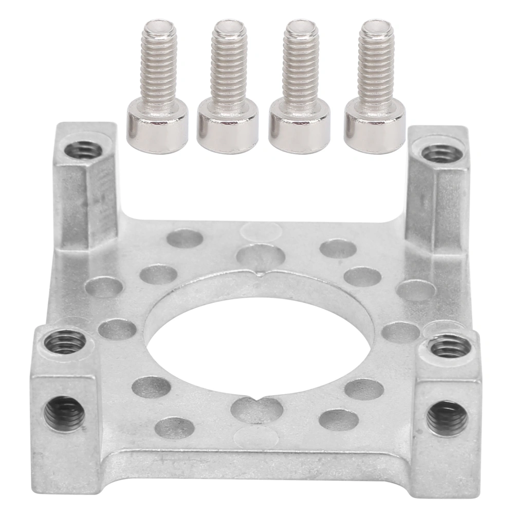 Quad Block Motor Mount Zinc Alloy Simple Installation with 4pcs Mounting Screws M4 x 0.7mm