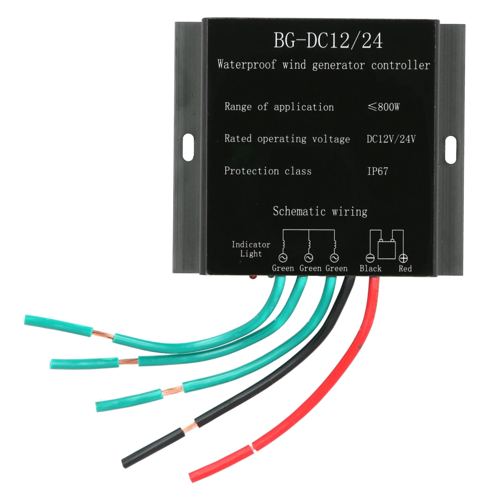 Wind Turbine Generator Controller FO8‑12/24V 800W Wind Turbine Charge Controller Regulator