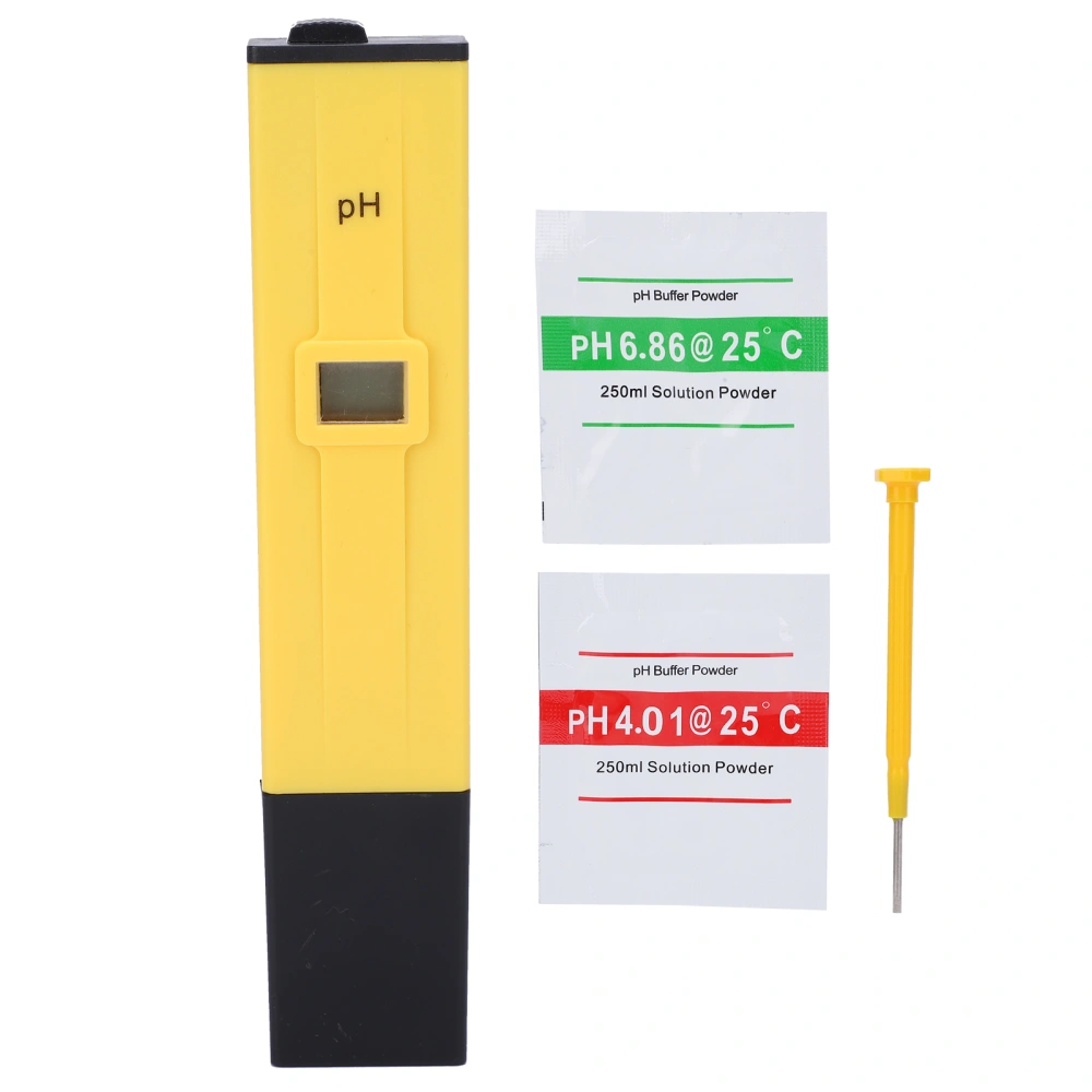 PH Meter Tester for Hydroponics Swimming Pool Water Quality Test Digital Portable Testing Tool