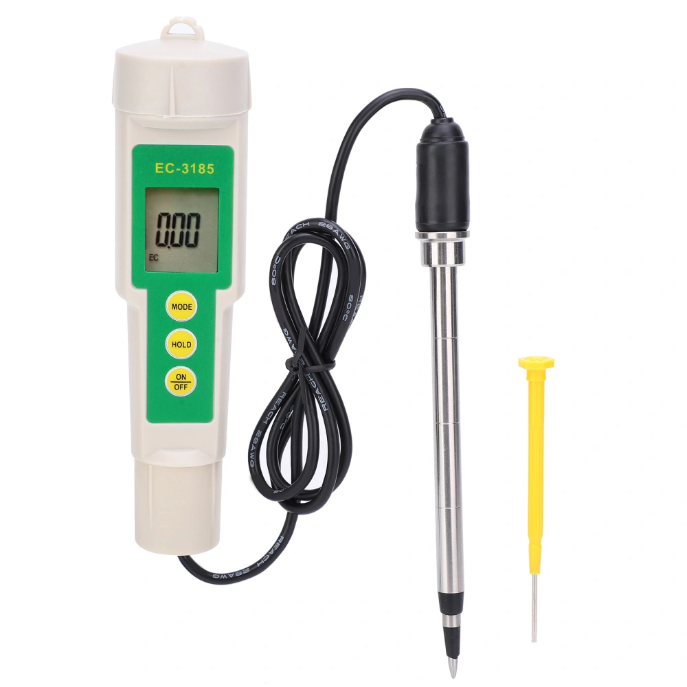 EC‑3185 Portable EC CF TDS 3‑in‑1 Soil Tester Meter for Garden Horticultural Agriculture