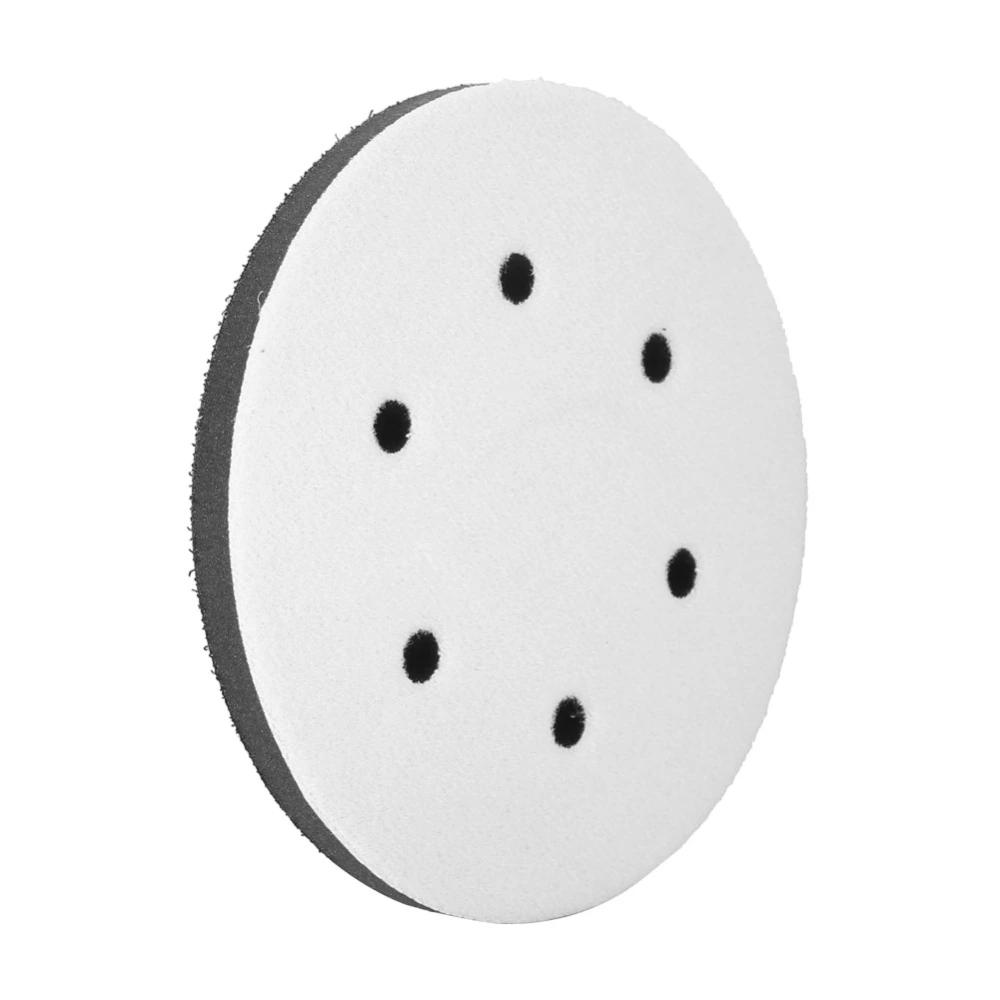 150mm Diameter Soft Buffer Sponge Interface Cushion Pad for Sanding Pads (6 holes)