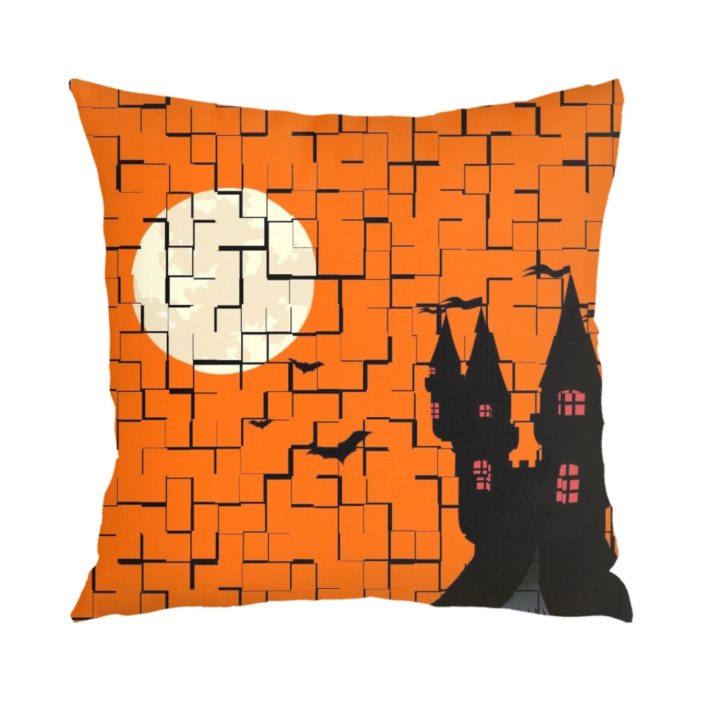 Halloween Decorative Pillow Case, Halloween Pillow Case for College Dorm Room Guys Man Cave Frat Bedroom,#047