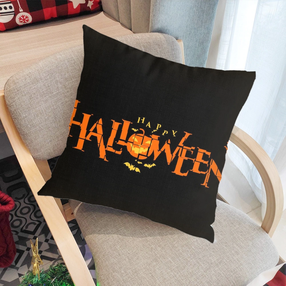 Halloween Decorative Pillow Case, Halloween Pillow Case for College Dorm Room Guys Man Cave Frat Bedroom,#045