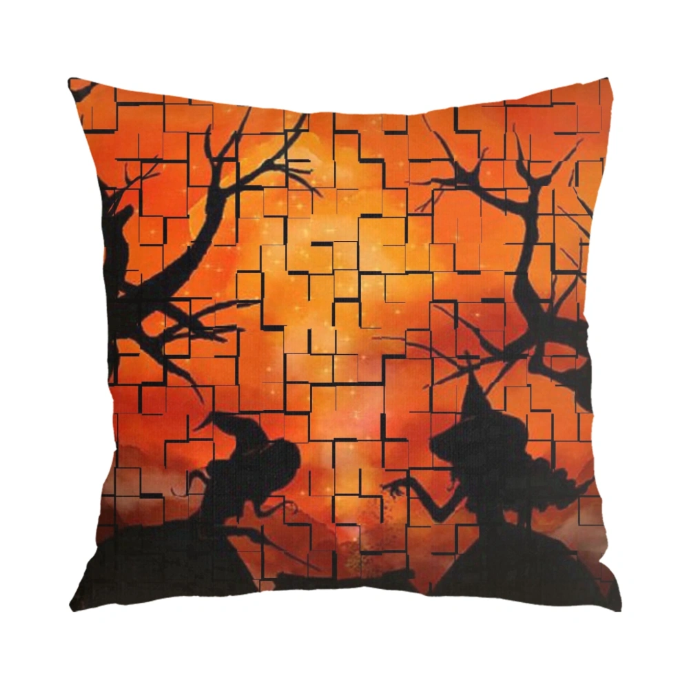 Halloween Decorative Pillow Case, Halloween Pillow Case for College Dorm Room Guys Man Cave Frat Bedroom,#049