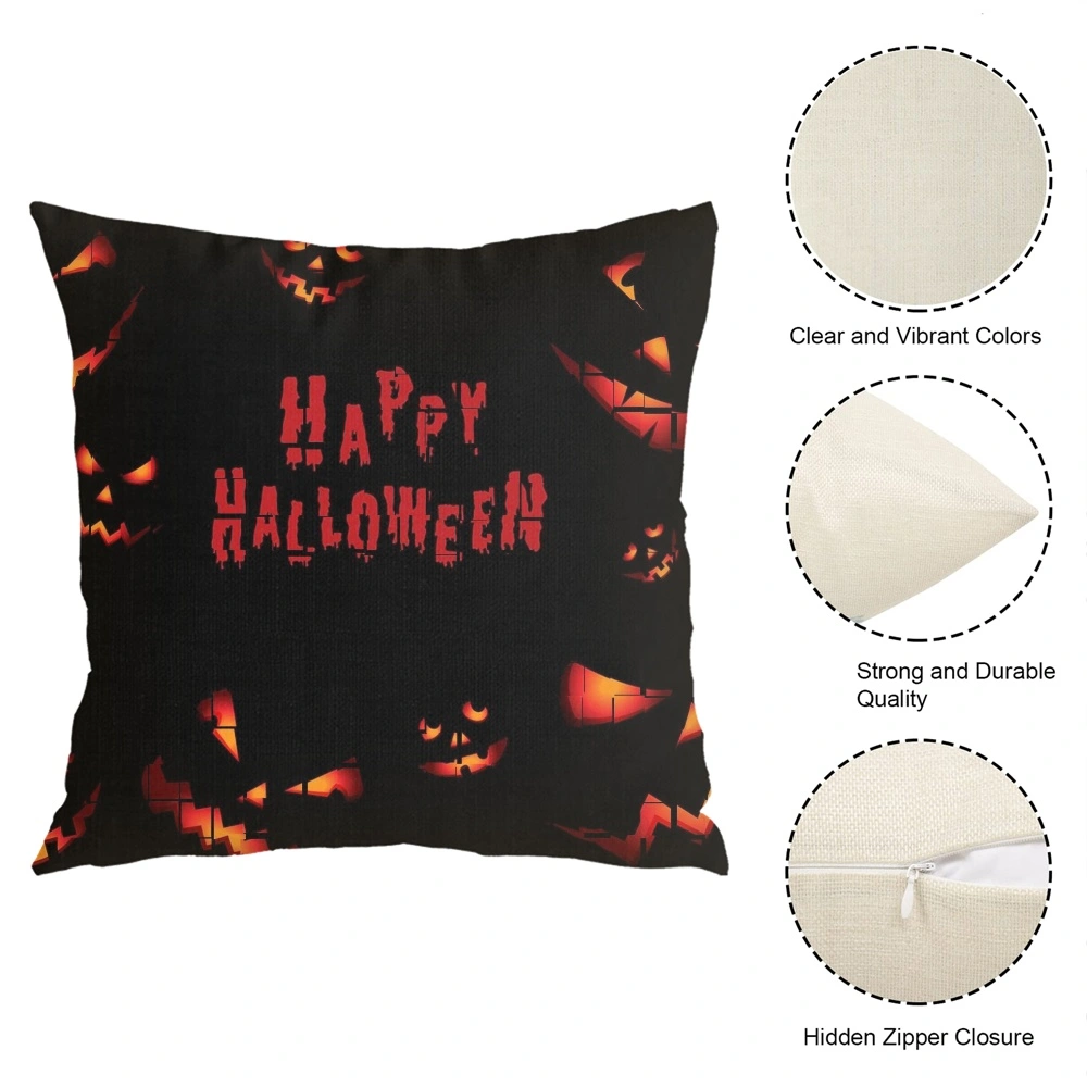 Halloween Decorative Pillow Case-Anime Pillow Case for Living Room College Dorm Decor,#144